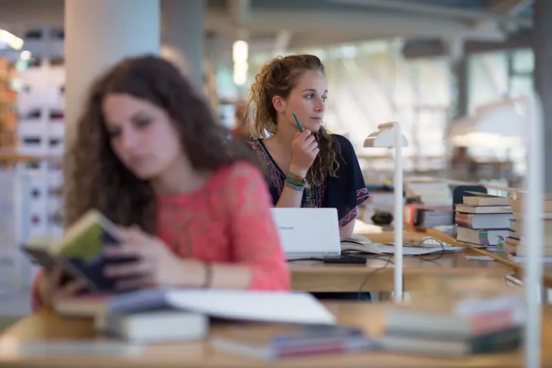 Studierende in der Zentralbibliothek
