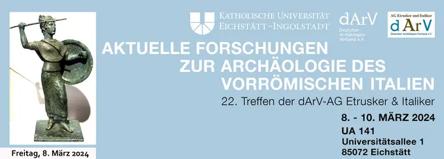 Programm des 22.Treffen der AG Etrusker und Italiker 8bis10 März 2024