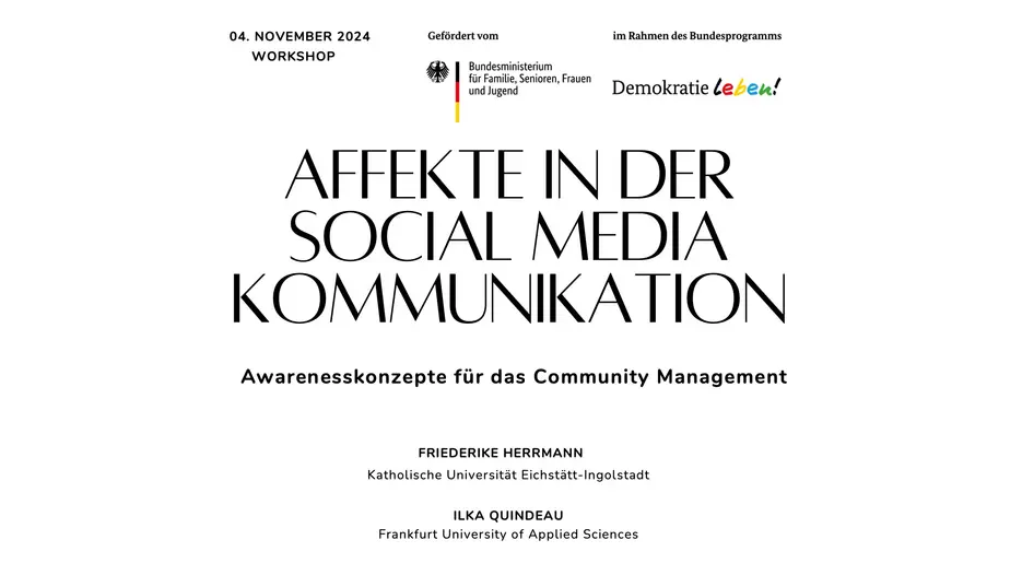 Affekte in der Social Media Kommunikation