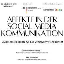 Affekte in der Social Media Kommunikation