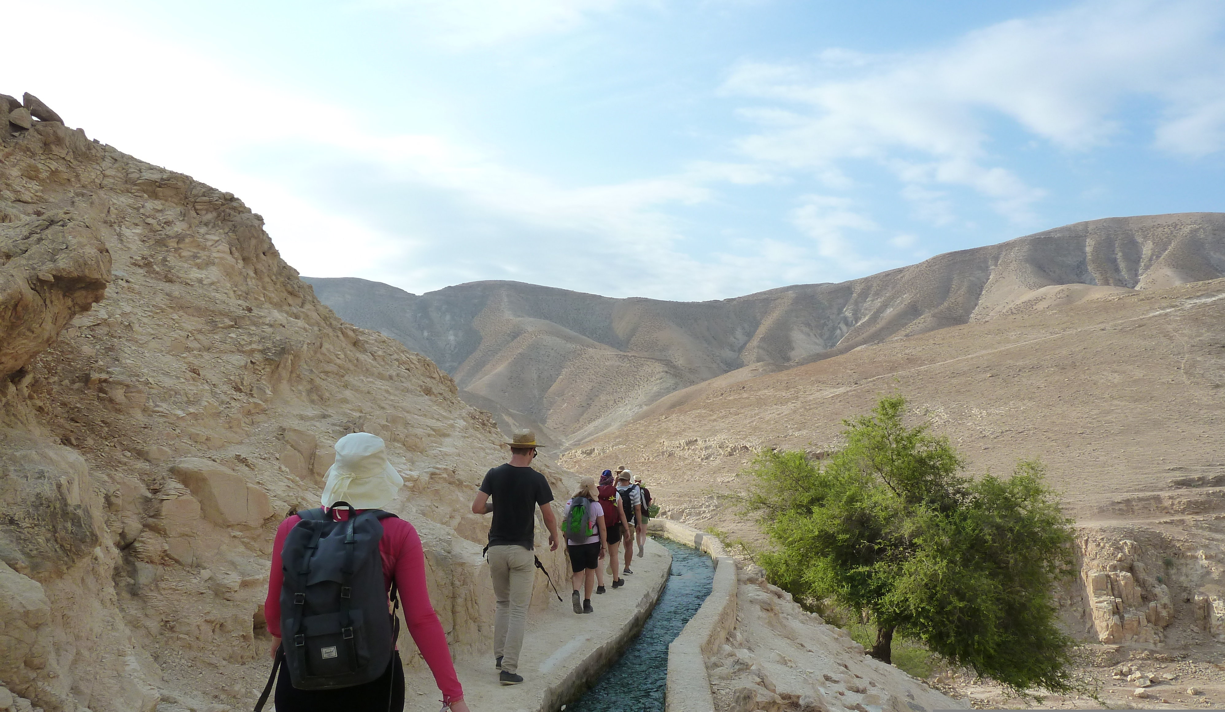 Wanderung durchs Wadi Quilt (Dürrlauf)