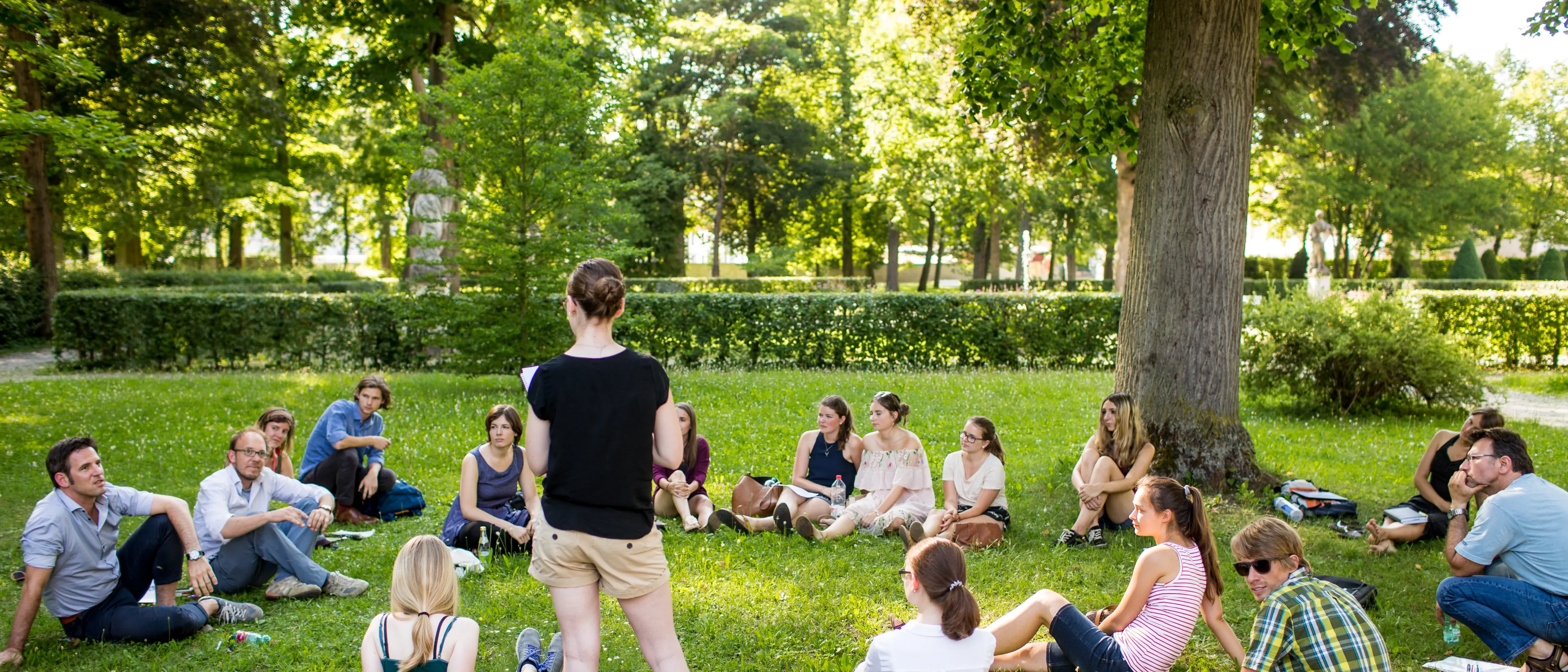 Seminar im Hofgarten