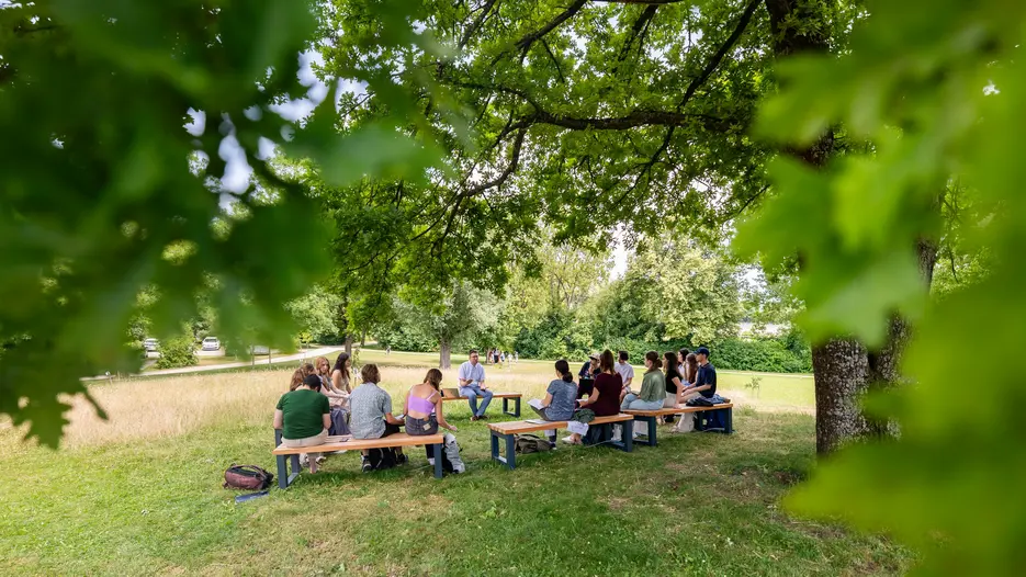 Seminar im Outdoor Classroom