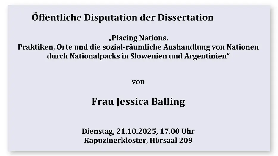 Plakat Disputation Balling