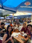 Abend im Biergarten