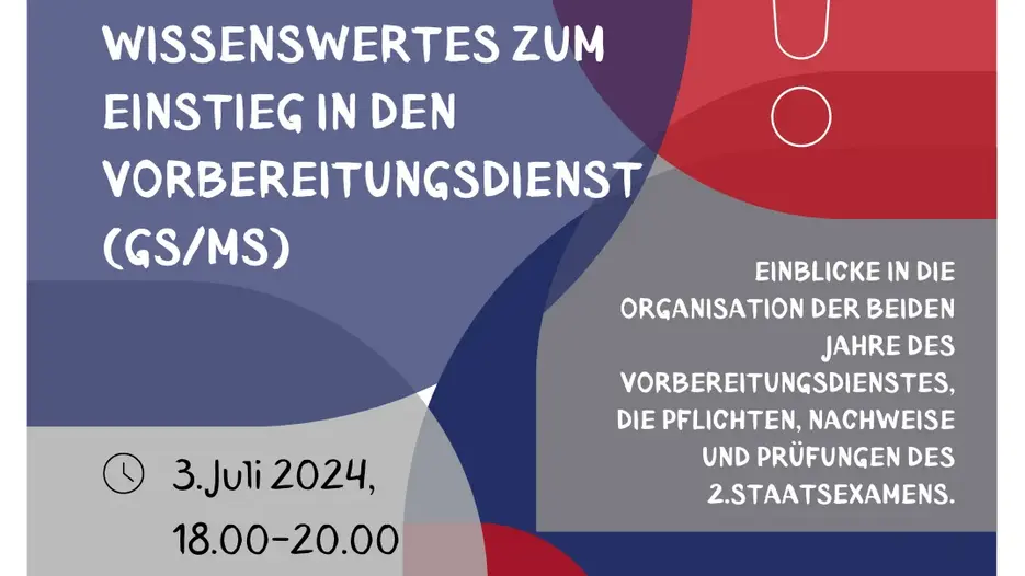 Plakat Vorbereitungsdient