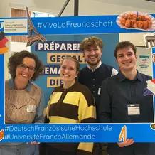 Christina Rüther mit Studierenden