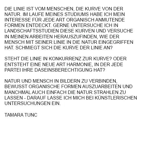 Carte blanche #13 Tamara Tunc Text