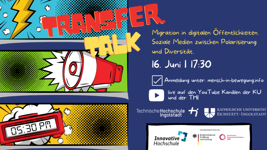 Veranstaltungstipp: Transfertalk "Migration in digitalen Öffentlichkeiten"