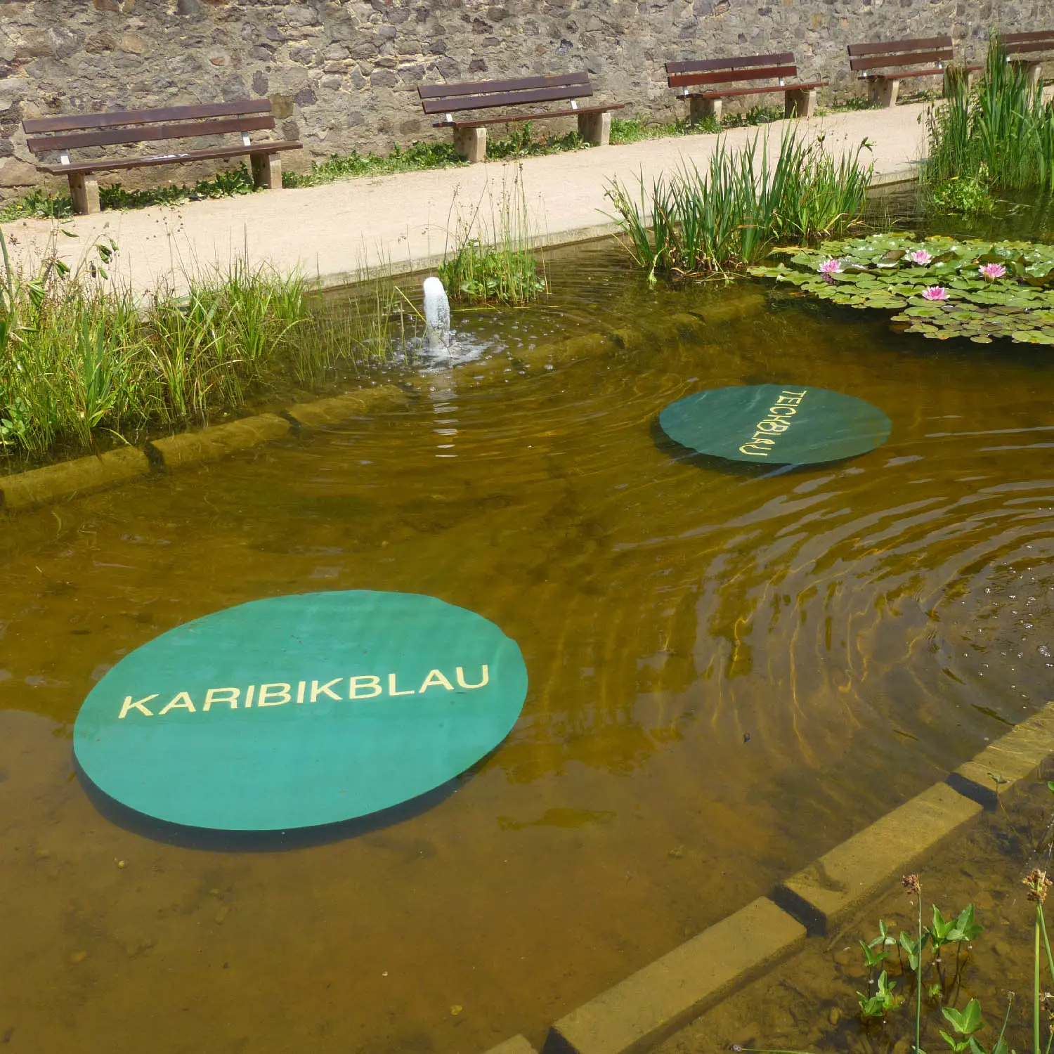 Blau im Fluss Petia Knebel 2003