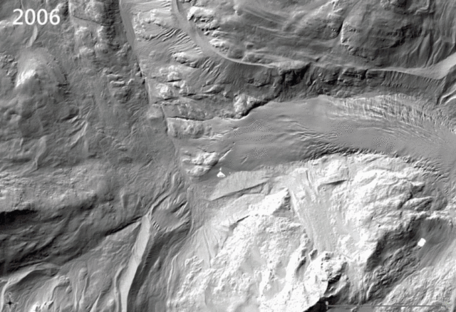 Hillshade of a digital elevation model