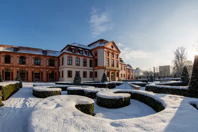 Sommerresidenz im Winter