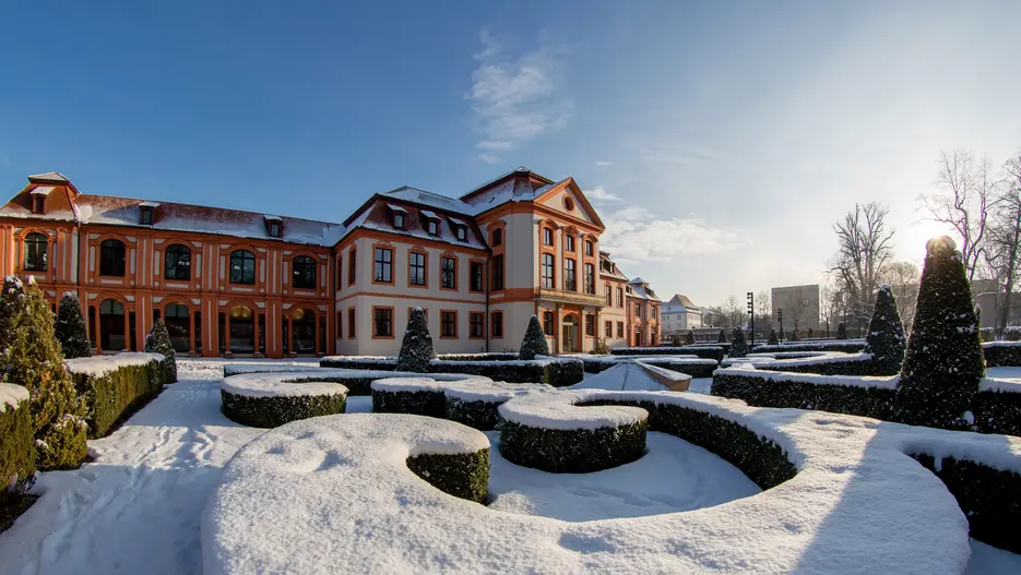 Sommerresidenz im Winter