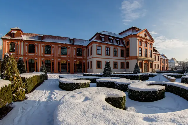 Sommerresidenz im Winter