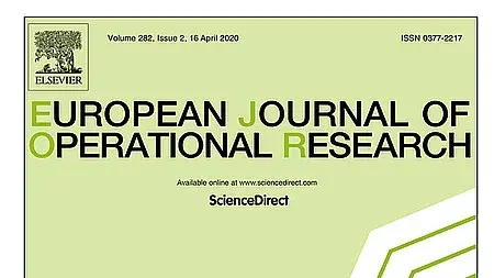 Cover des European Journal of Operations Research