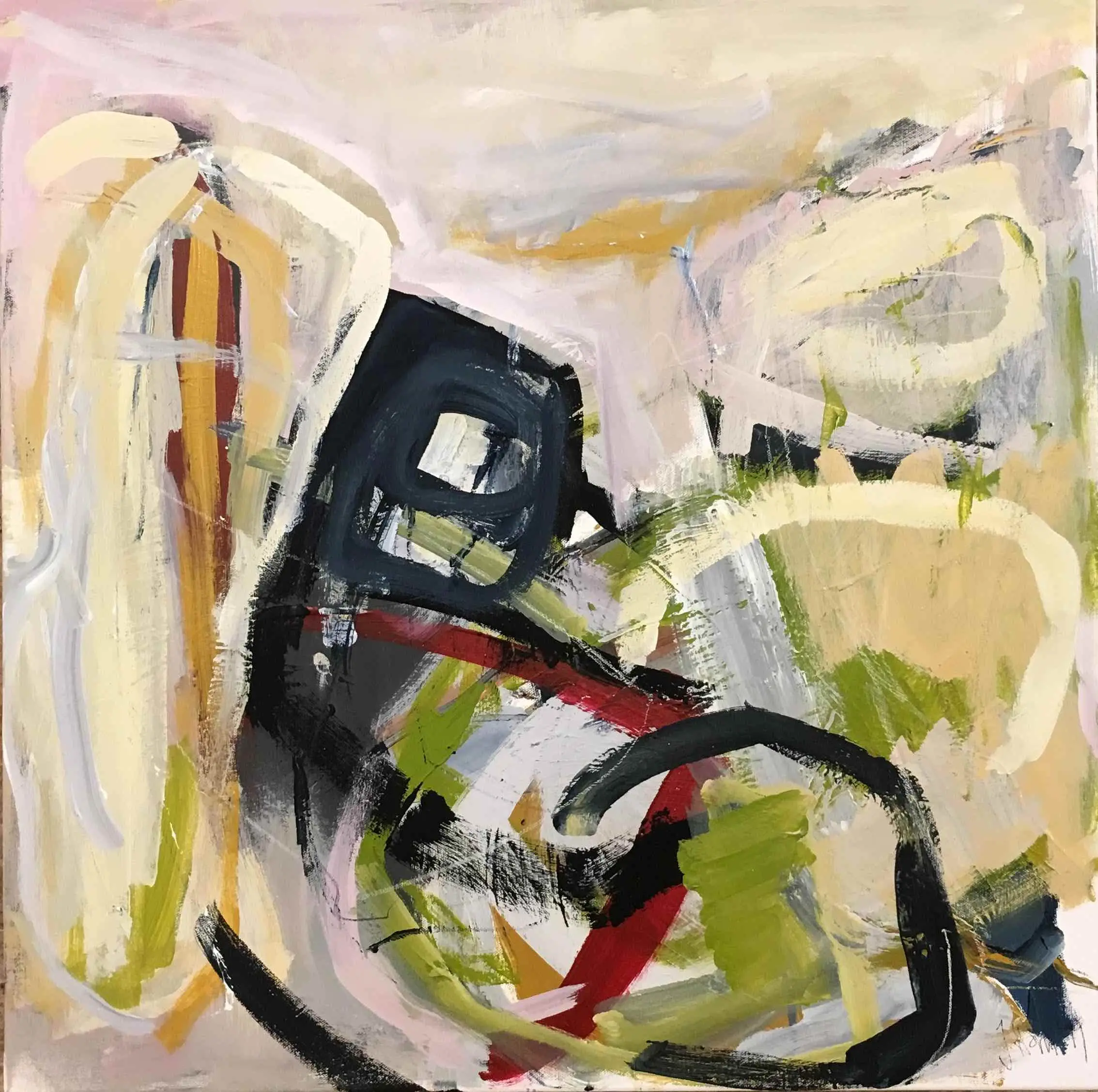 PERU | Das Boot I, 60x60 cm, Acryl auf Leinwand, 2019