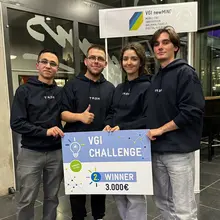 Studierende der KU holen zweiten Platz bei „VGI-Challenge“
