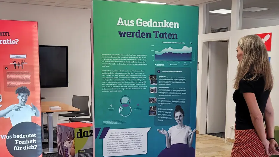 Ausstellung Demokratie leben