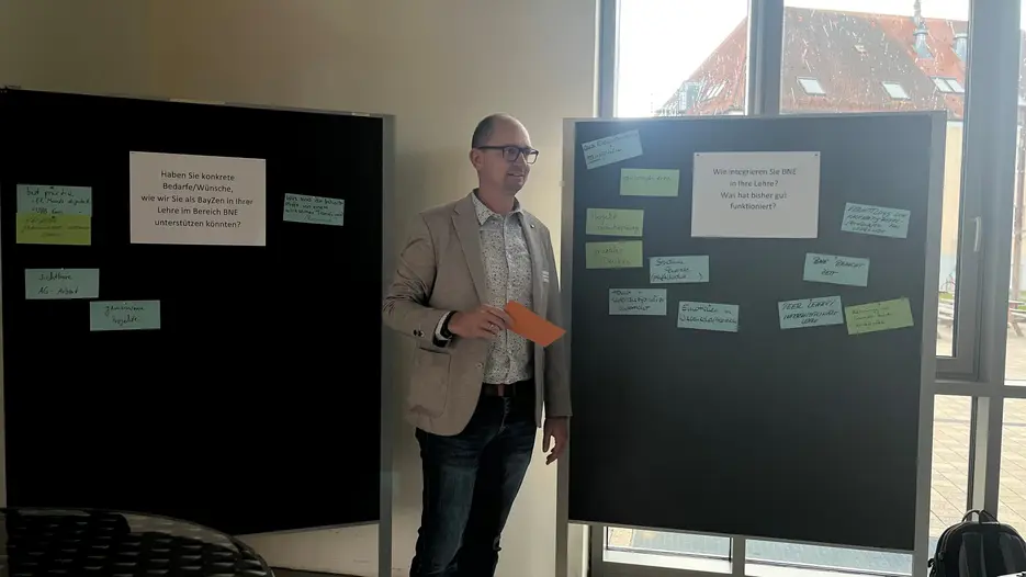 Jan Hiller beim BayZeN-Vernetzungstreffen2025