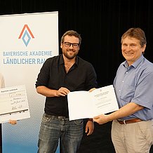 Dissertationspreis der Bayerischen Akademie Ländlicher Raum für Dr. Simon Dudek