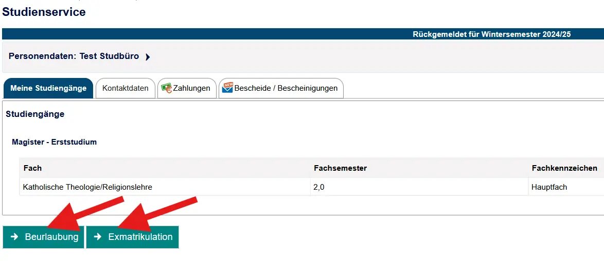 Reiter Studieng&auml;nge