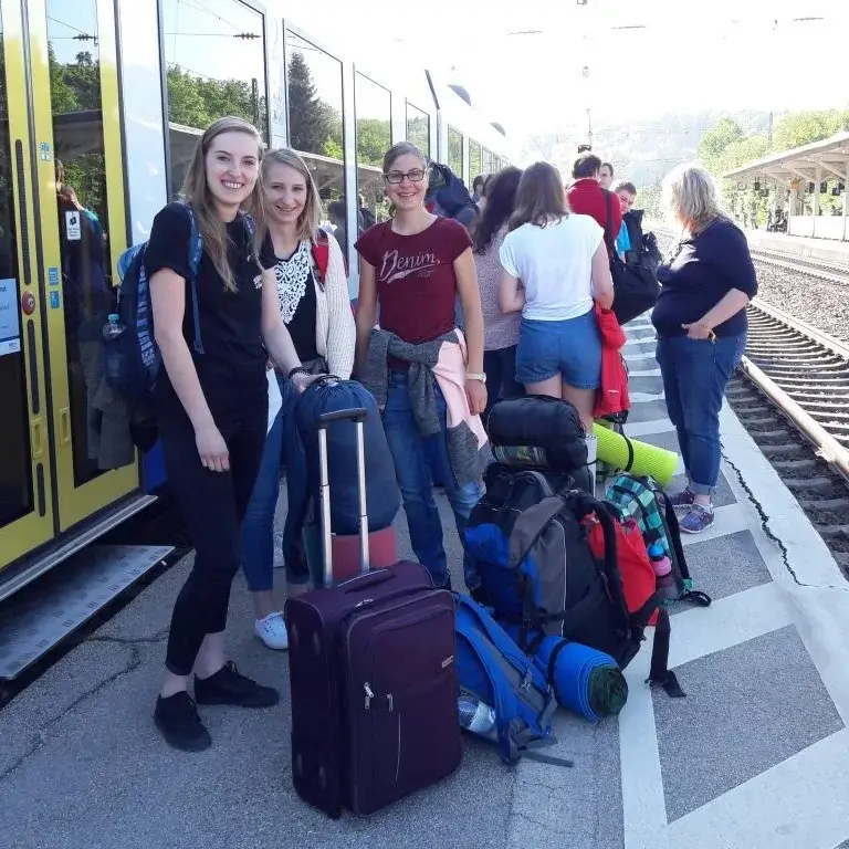 Abfahrt zum Katholikentag