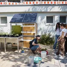 Fisch trifft Pflanze im KU Foodcube &ndash; Kreislaufsysteme und Technologien der Zukunft verstehen