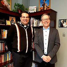 Begegnung mit dem Rektor des Theologischen Kollegs an der Catholic University of America in Washington