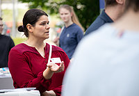 Lecturers, students and employees answered all questions of the visitors at the Open Day.