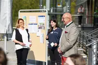 Der Kanzler der KU schaute auch gerne vorbei ...