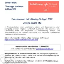 Exkursion zum Katholikentag 2022 in Stuttgart