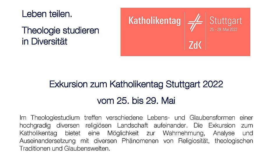 Exkursion zum Katholikentag 2022 in Stuttgart