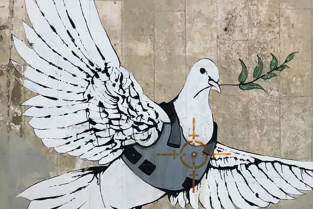 Banksy - Friedenstaube