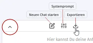 Anfragefeld Icons linke Seite
