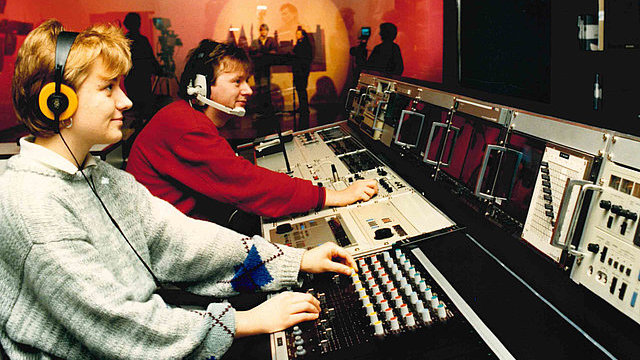 Mischpult Fernsehstudio 1990
