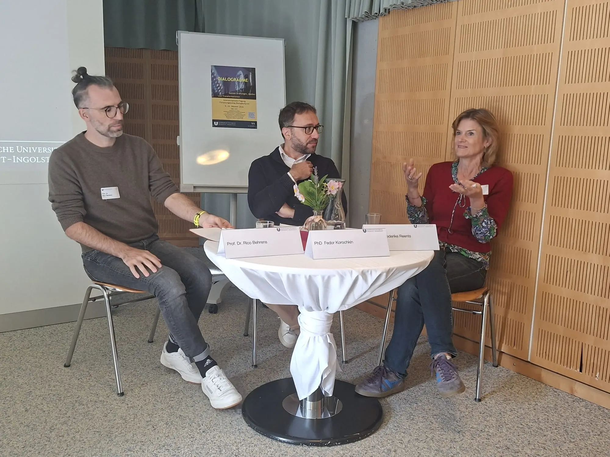 Tandem 1: Rico Behrens, Fedor Korochkin und Friederike Reents (von l. nach r.)