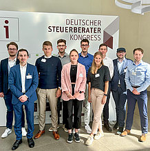 Studierende haben am Deutschen Steuerberaterkongress in Berlin teilgenommen.