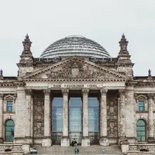 Foto Reichstagsgebäude in Berlin