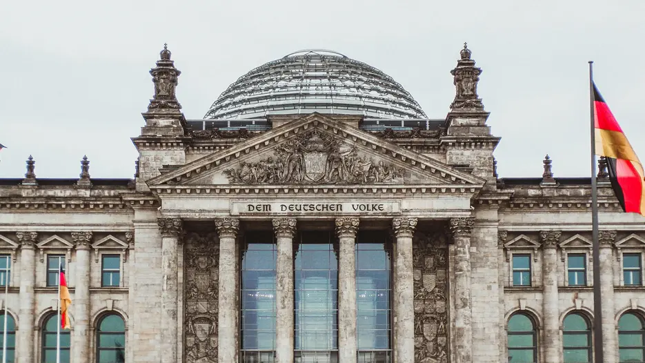 Foto Reichstagsgebäude in Berlin