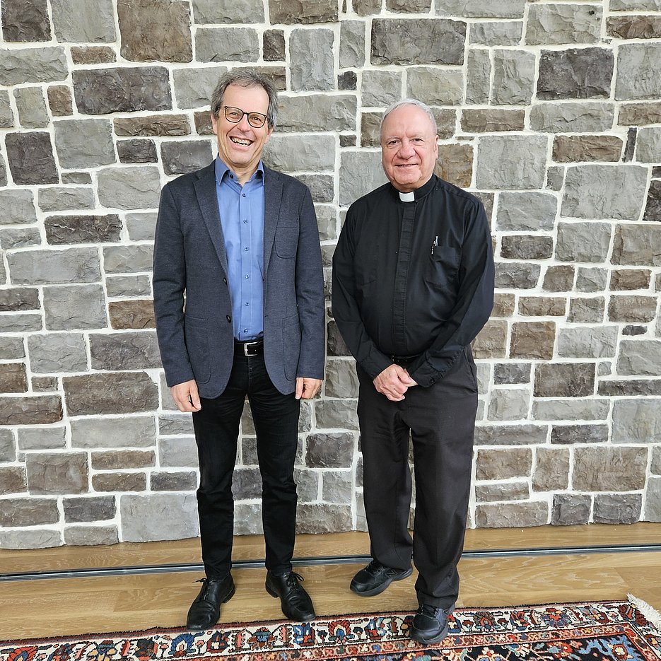Pater Frank DeSiano, C.S.P. und Prof. Dr. Ulrich Kropac