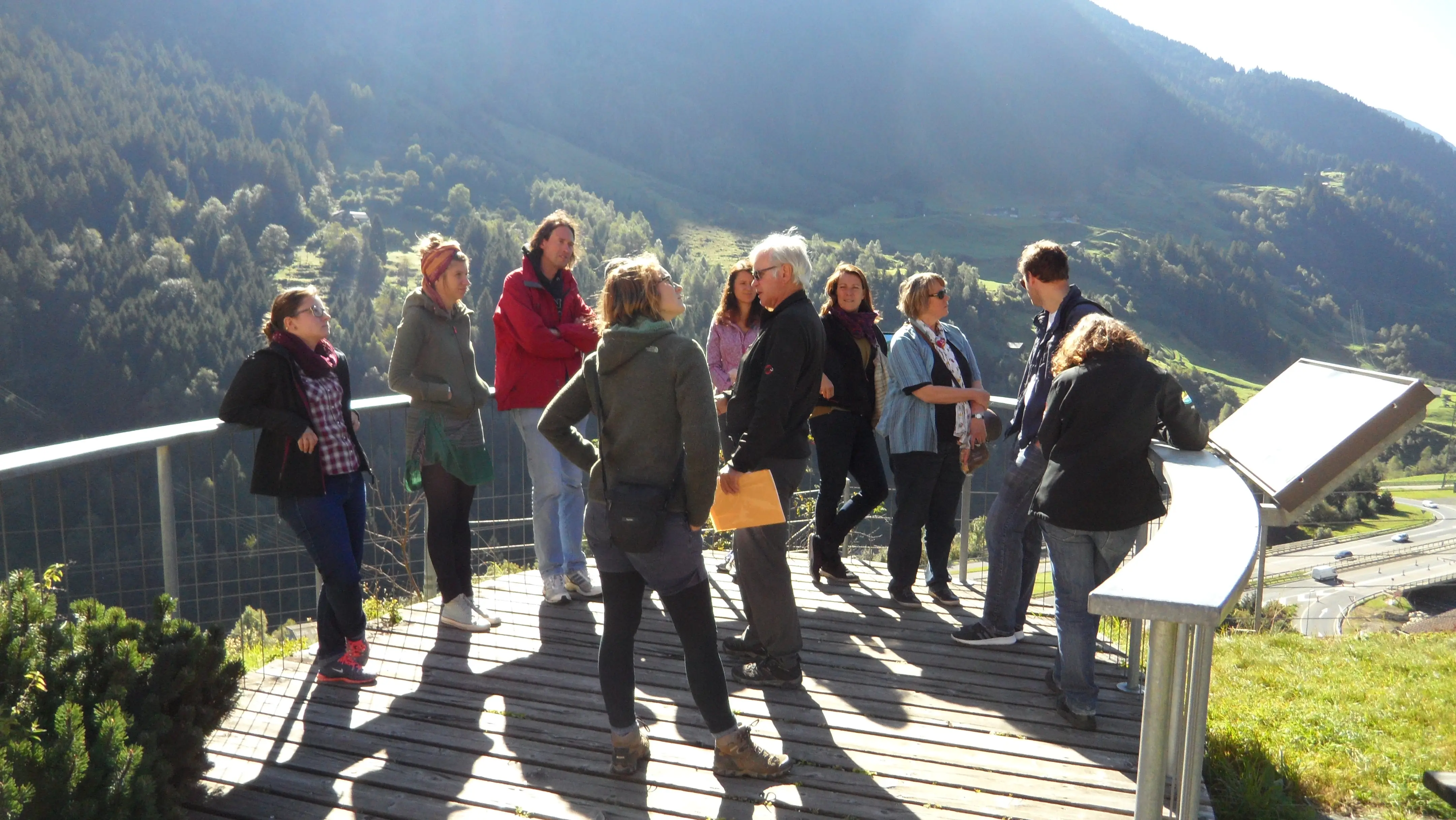 Aussichtsplattform am Loetschental