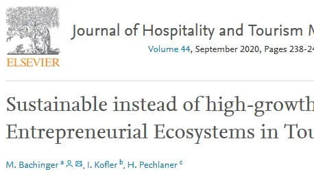 Bachinger et al. 2020 EE in Tourism