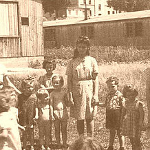 The Jewish Displaced Persons camp in Eichstätt, which was largely organized and run by the inhabitants themselves, also had an own kindergarten. (Photo: Zakai/private)