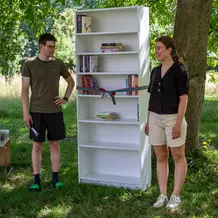 Büchertauschschrank: Eröffnung in Ingolstadt