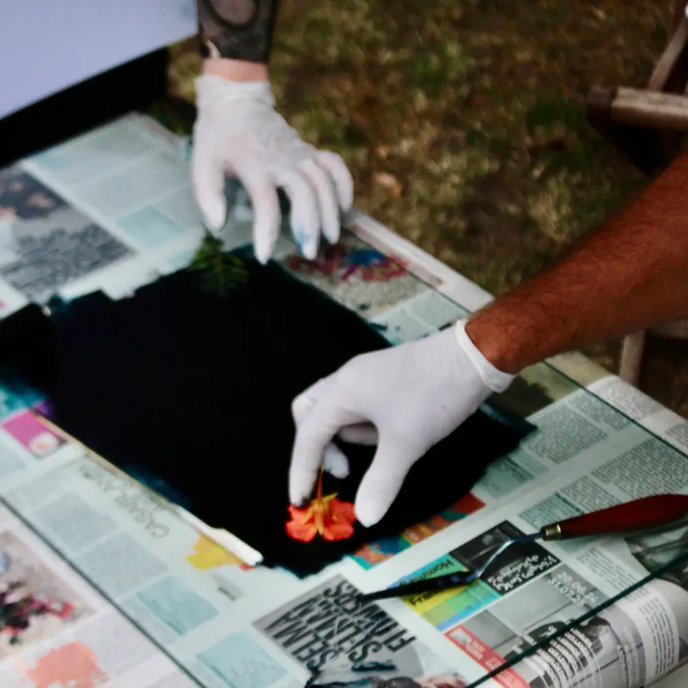 Colour Crush Workshop Farbherstellung