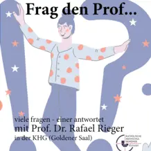 Einladung zu "Frag den Prof." mit Prof. Rieger