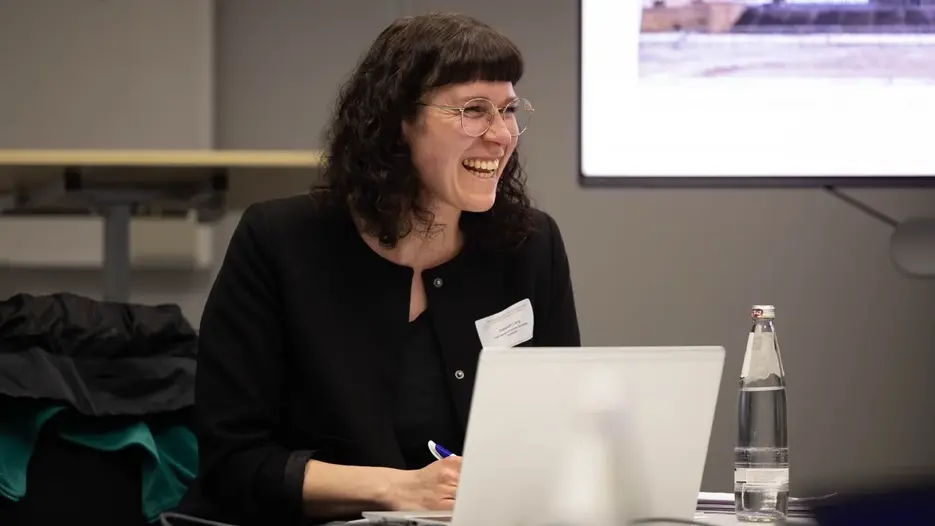 Elisabeth Lang bei der Tagung