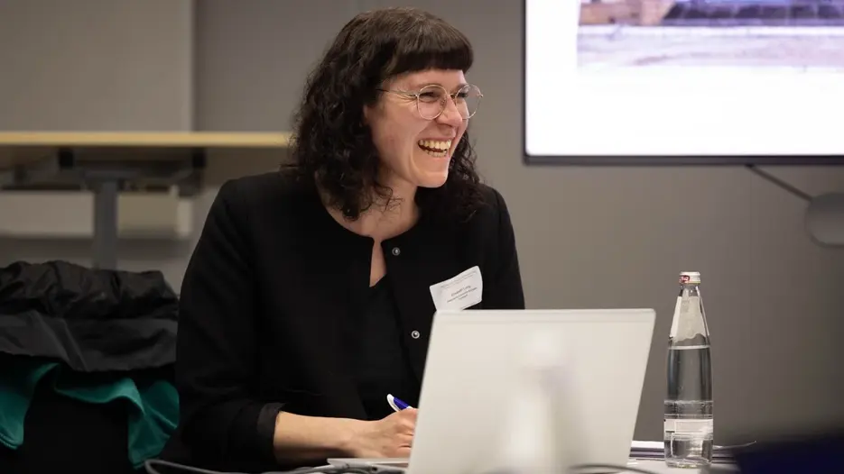 Elisabeth Lang bei der Tagung