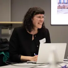 Elisabeth Lang bei der Tagung