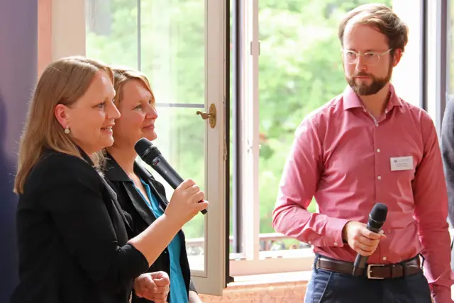 Professorin Dr. Tanja Rinker und Slavica Stevanović